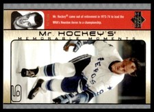 2003-04 Upper Deck Mr. Hockey Gordie Howe Houston Aeros #GH17