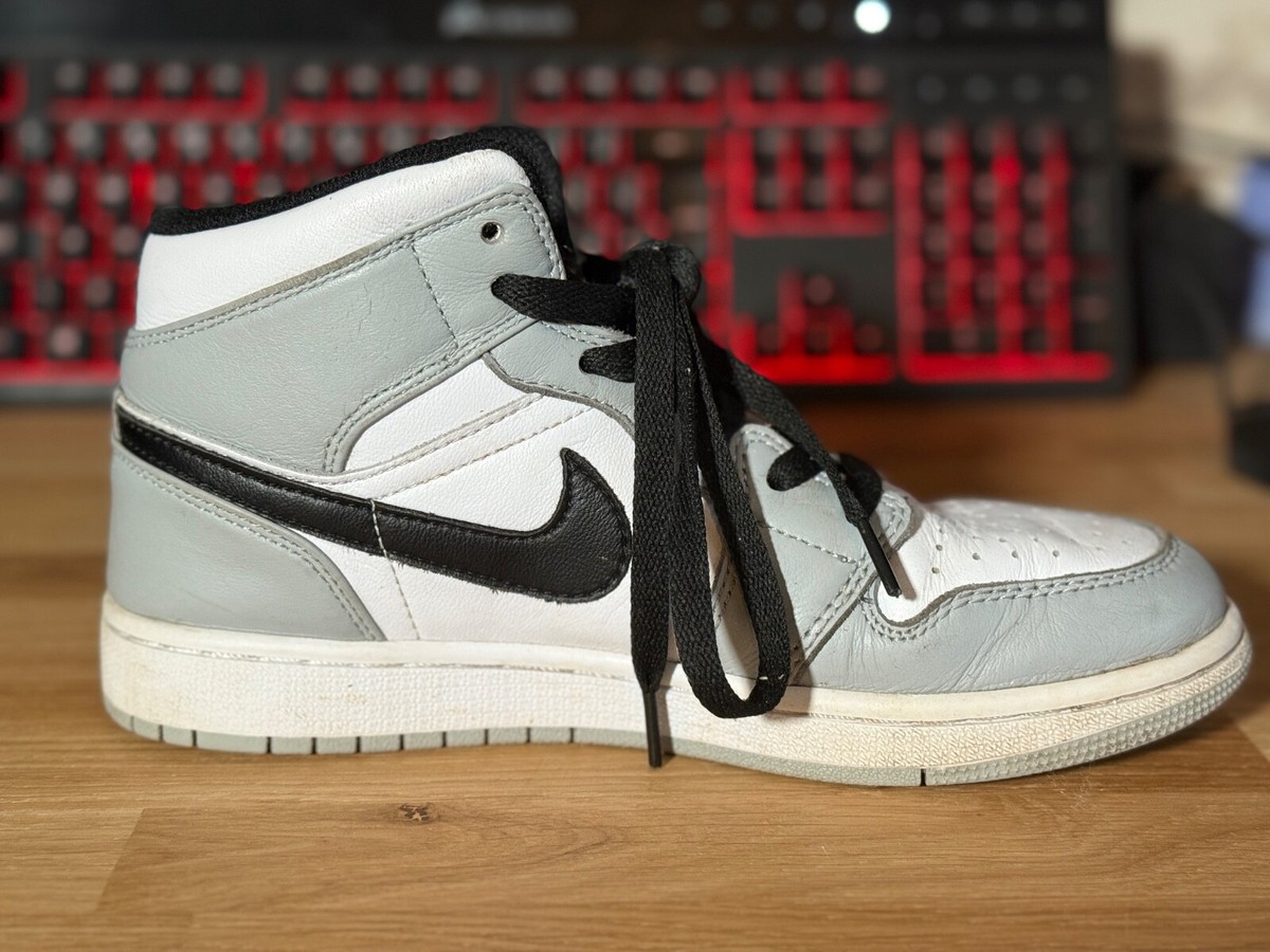 Nike Air Jordan Mid Light Smoke Grey Size Good condition UK