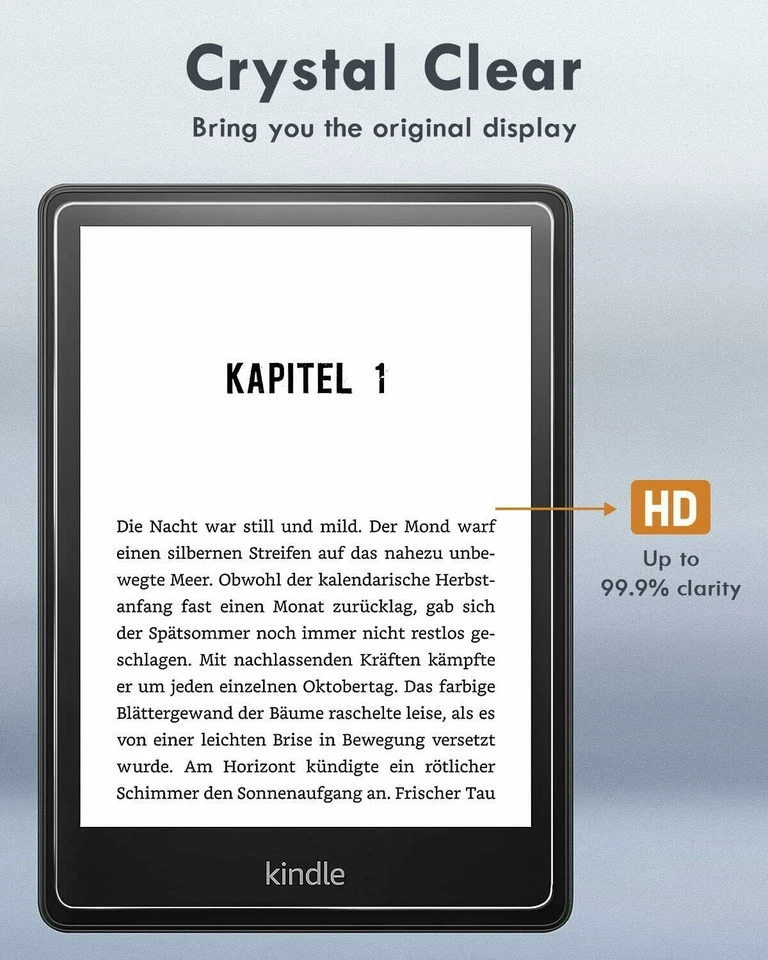 New Amazon Kindle 6'"(11th Generation 2024/2022) Tempered Glass Screen Protector - Image 4 of 4