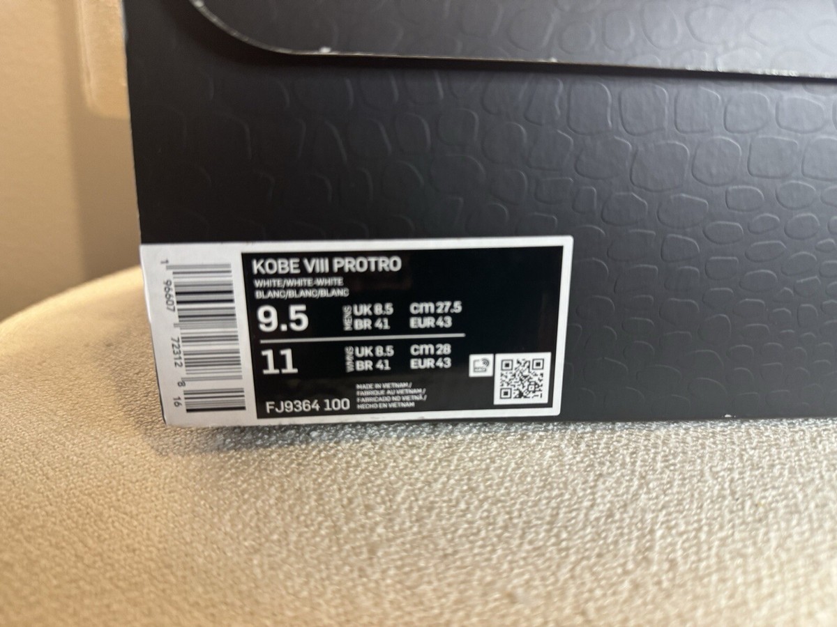 Size 9.5 - Nike Kobe 8 Protro Low Halo for sale online | eBay