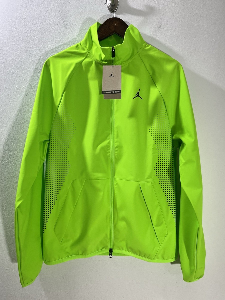 Nike Air Jordan Sport JAM Men Warm-Up Jacket Electric Green Sz
