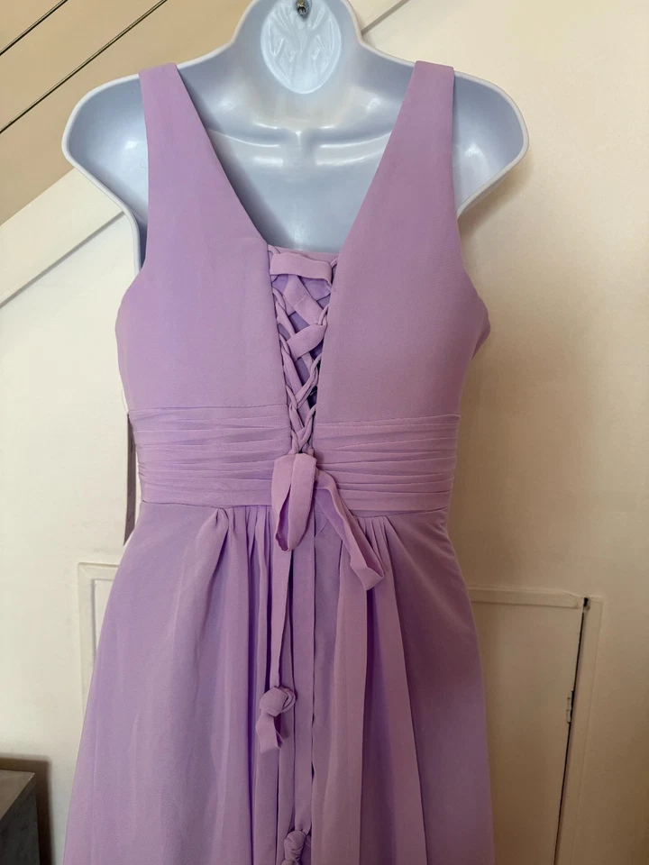 Nuevo con etiquetas Vestido Formal de Gasa Dama de honor Madre de Novia, TALLA 8 Foto 2 de 4