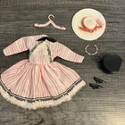 Vintage Barbie & Friends Size Pink Happy Day Dress W Accessories - 1960s Outfit