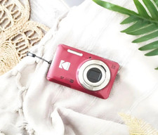 Kodak PIXPRO FZ55 RD 16MP Digital Camera 5x Optical Zoom 28mm Wide 2.7in LCD