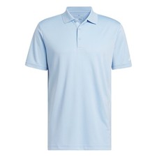 Adidas Men  s Adi Performance Polo - Clear Sky - Large - New w/tags