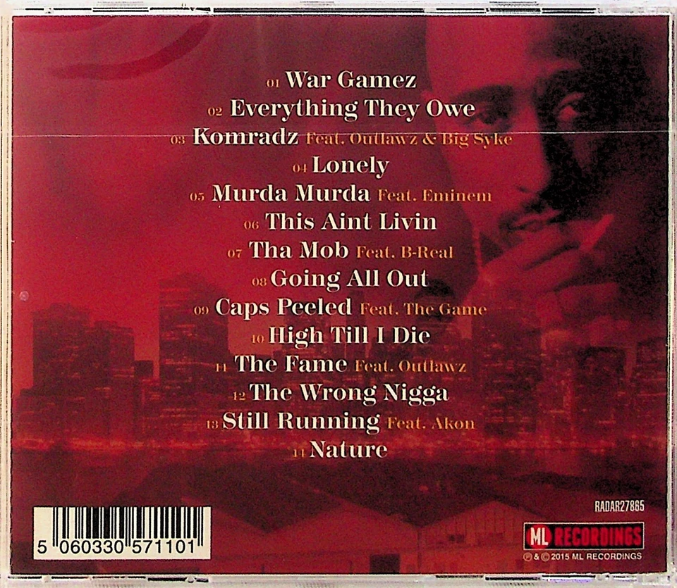 2Pac – Gangsta Scriptures CD (NEW 2015) ft. Eminem The Game Akon/Tupac Shakur - Image 2 of 2