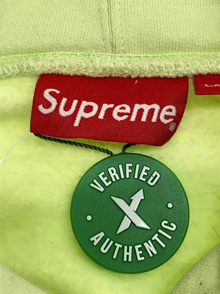 Felpa con cappuccio Supreme verde M usata