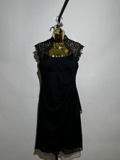 GoodtimeUSA Satin Maxi Shirt Dress Green Tie Waist Button Front Size Large