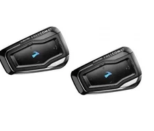 CARDO FREECOM 4 Duo Bluetooth Intercom Headset for Riders (2 units) - NEW