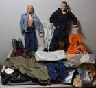 1960s G.I JOE 12" Action Figures Accessory Lot PARTS Clothes Gear Guns Shoes