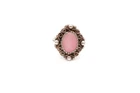Vintage Sterling Silver 925 Pink Mother Of Pearl Ring Size 5