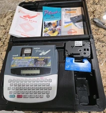 Brother PT-310 P-Touch Label Maker Printer with Case, Tested,  Works