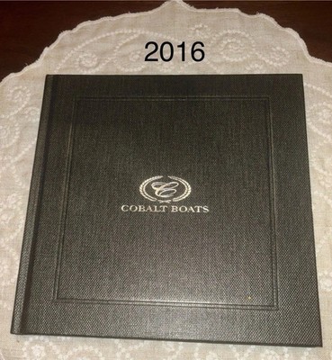 Cobalt Boats 2016-Benchmark Collection-Hardcover Dealer Book Promotional Catalog
