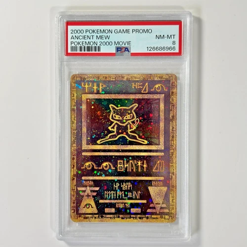 Ancient Mew - Pokemon 2000 Movie Game Promo - Vintage Rare Holo PSA 8