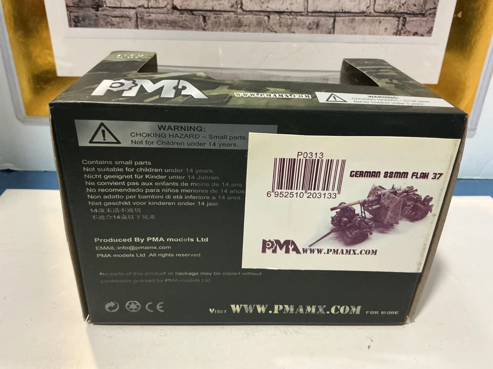 PMA 1:72 P0313 GERMAN 88mm FLAH 37 - Image 2 of 3