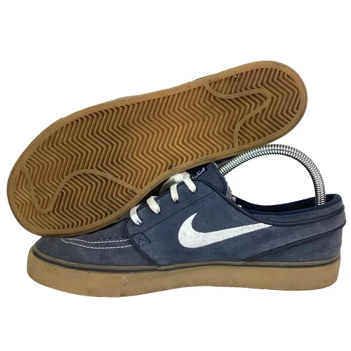 Nike Zoom Stefan Janoski OG SB Mens 9.5 Obsidian Gum Gray Suede Skate 833603-400