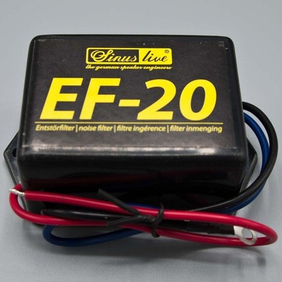 Sinuslive Entstörfilter EF-20 bis 20A Autoradio Massefilter f. Bordnetzgeräusche