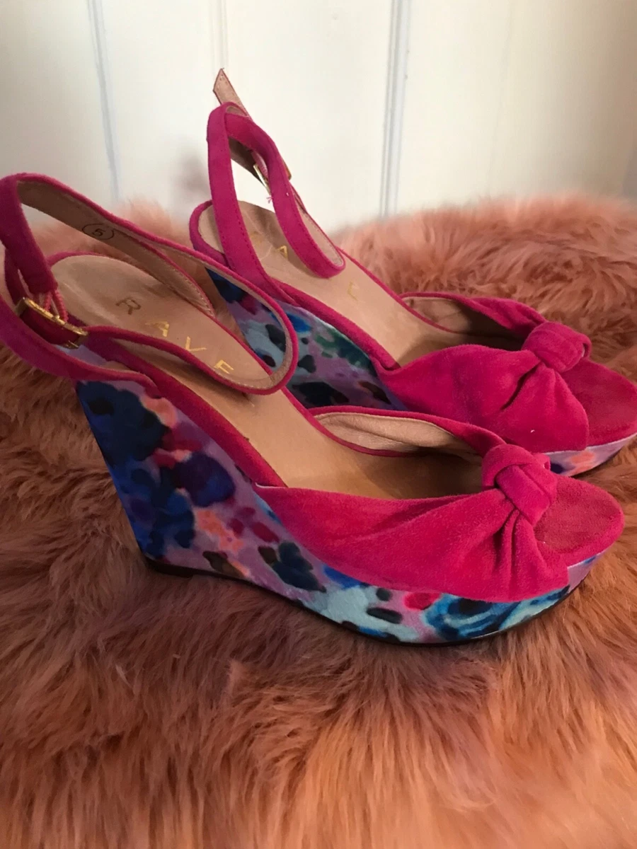 Colourful hotsell wedge sandals