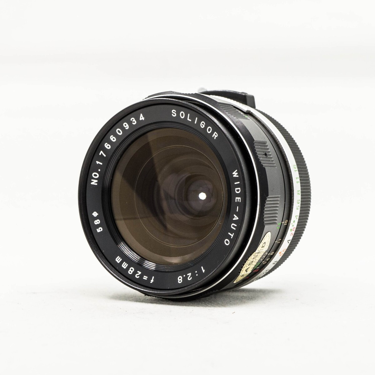 SOLIGOR WIDE-AUTO 28mm f2.8 m42マウント Soligor wide-auto 28mm f2.8 Lens with Miranda T4 Mount