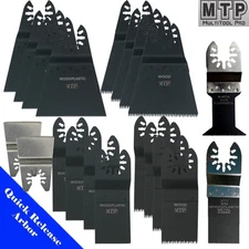 20 Saw Blade Oscillating Multi Tool  Wood Metal Work DIY Universal Fit