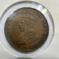 1929 Half Penny Coin - Extremely Fine - King George V Predecimal
