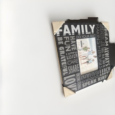 4 X 6 Black Malden Family Photo Frame