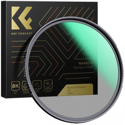 K&F Concept Black Mist Filter 1/4 Special Effects Filter Ultra-Clear Waterproof - Picture 76 of 117