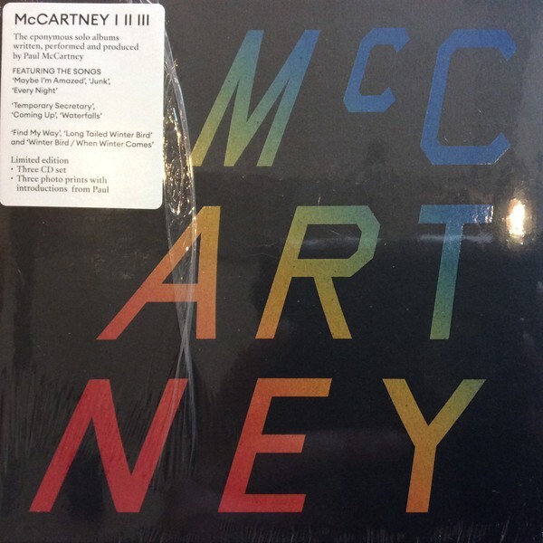 3CD Box Set！Paul McCartney / 3 Pack！ 【公式通販】