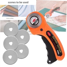 Rotary Cutter or Spare Blades 45mm For Leather Quilters Sewing Patchwork Fabric