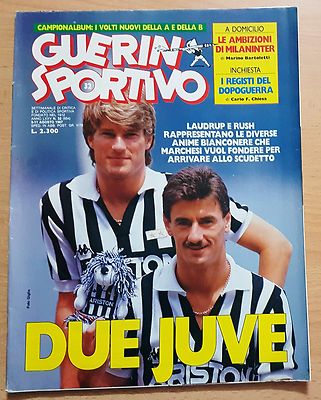 Guerin Sportivo N°32 De 1987 - Affiche Poster Sampdoria, Fiorentina, Barletta, Padova, Udinese - Bon état