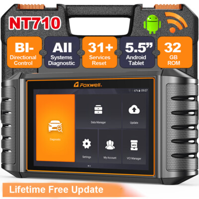 FOXWELL NT710 for Volvo Bidirectional Car OBD2 Scanner Diagnostic E-CU Coding