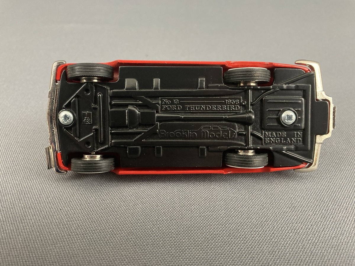 Brooklin Models 1/43 Scale 1956 Ford Thunderbird 2 Door Red #13