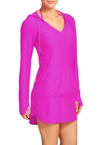 ATHLETA Wick It Wader Purple Hoodie 