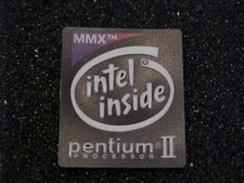 INTEL PENTIUM II STICKER/DECAL 2 LAPTOP COMPUTER CASE TOWER FRAME COVER