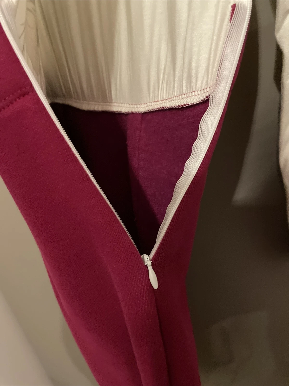 Abito LOVE MOSCHINO Rock Love bianco rosa UK10 nuovo