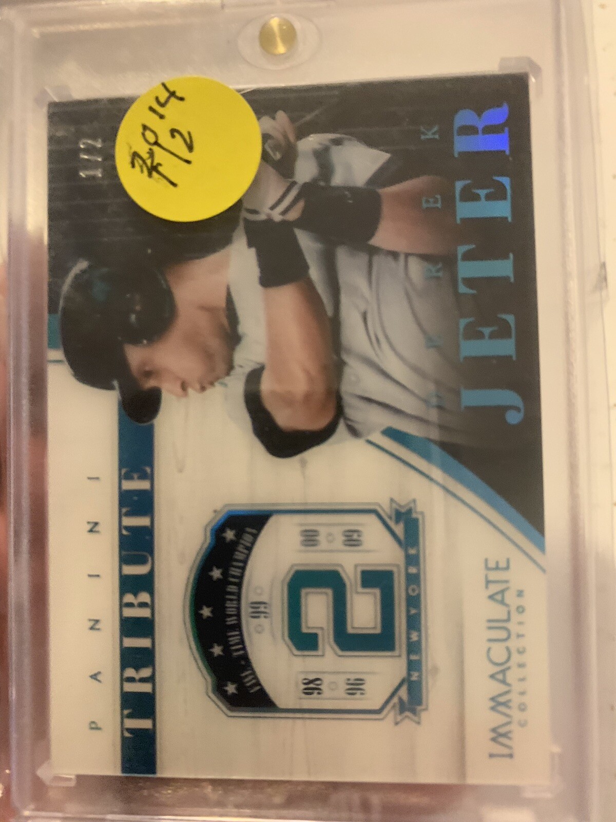 Derek Jeter 2014 Panini Immaculate Tribute 1/2 Yankees 🔥🔥 eBay