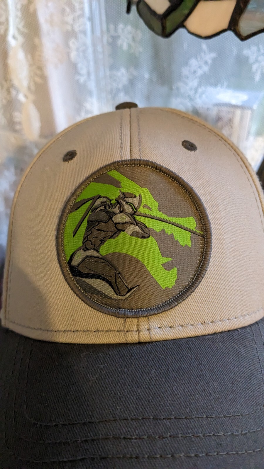 Official Overwatch Genji Embroidered Precurve Snapback Hat/Cap