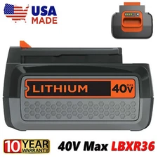 For Black & Decker 40 V 4.0Ah LBXR2036 40V Lithium Battery LBX2040 LBXR36 LCS36