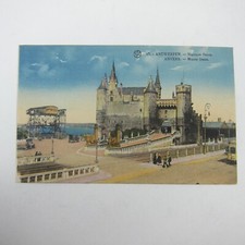 Postcard Belgium Antwerp Het Steen Fortress Museum Antique Unposted RARE