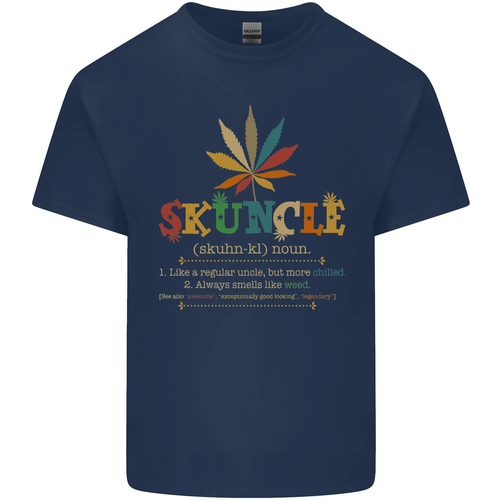 Skuncle Uncle That's Weed Funny Drugs T-shirt in cotone da uomo_voghion.com
