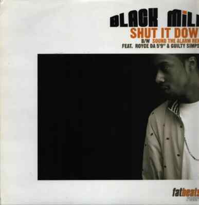 Black Milk Shut It Down Vinyl Single 12inch NEAR MINT Fat Beats