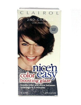 New Clairol Nice N Easy Color Boosting Glaze 4 Dark Brown Discontinued