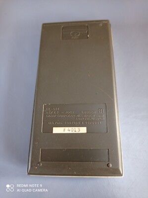 Calculatrice Scientifique Sharp EL-531A - Vintage Japon 80's - Complète Avec Boîte
