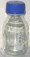Glass culture media bottle w cap autoclavable reagent 250 ml borosilicate New