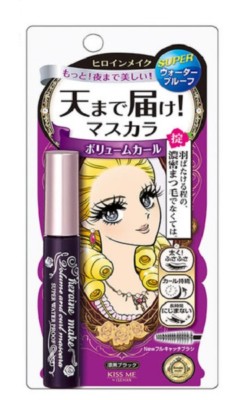 Isehan KISS ME Heldin Make Volume & Curl Black Mascara 6g Wasserdicht Free Ship