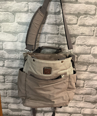 Ergobaby Baby Diaper Bag Backpack Gray Ergobaby Backpack Diaper Bag Anywhere I Go Grey Gender  main image 3