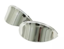 Empi Smooth Stainless Steel 7 Round Headlight Eyebrows Vw Bugbeetleghia Pair