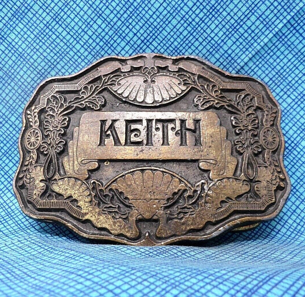 Keith Belt Buckle Iconic 70s Name Buckle Vintage 70s Oden Inc            .DBD700 View 4