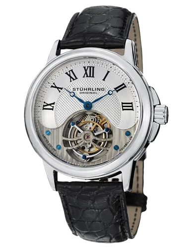Stuhrling Aureate Tourbillon 541 Hand-wind 42mm Stamped Cotes De Geneve Watch