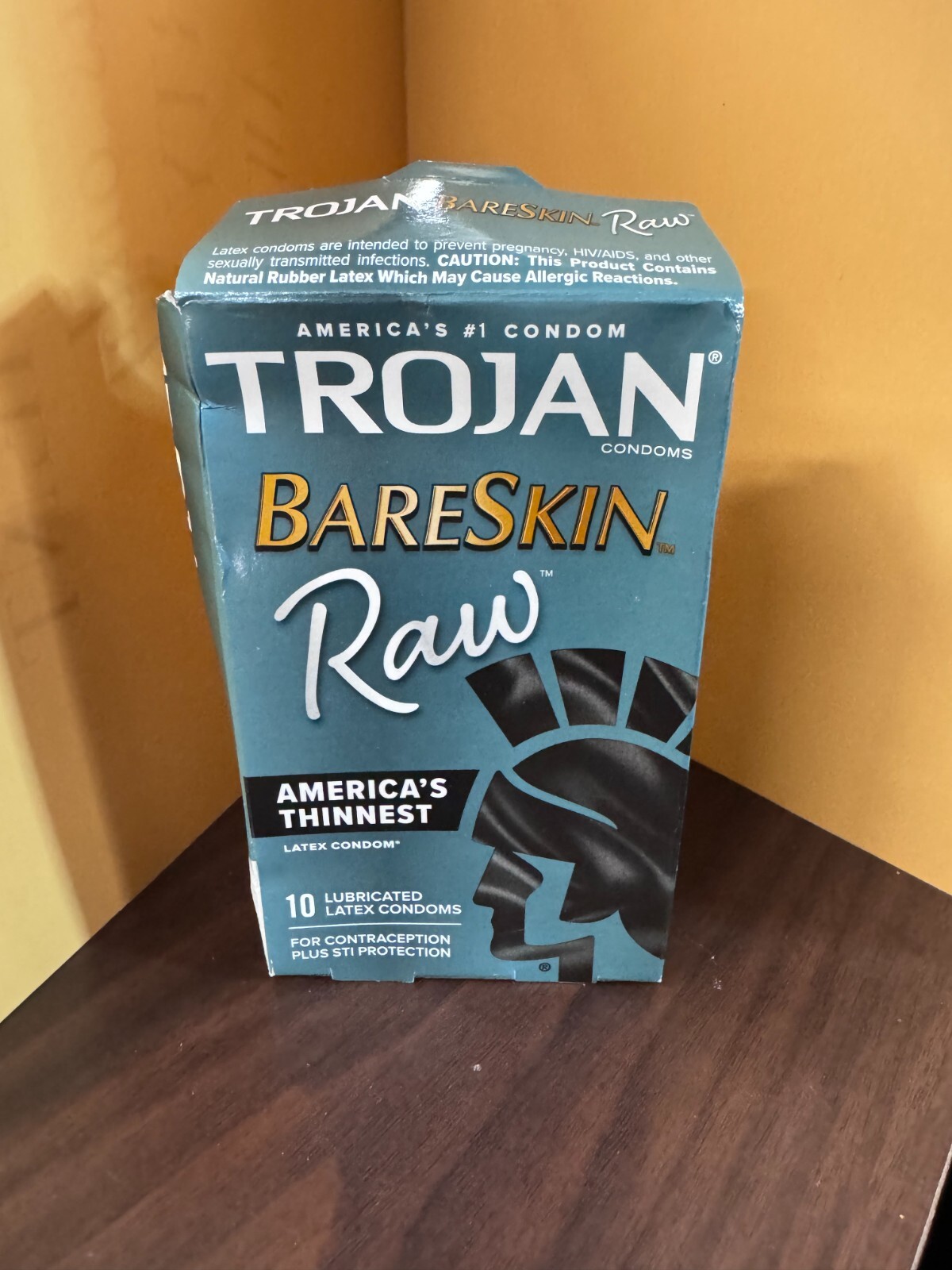 Trojan Bareskin RAW Thinnest Sensitive Lubricated Latex Condoms exp 10/ ...